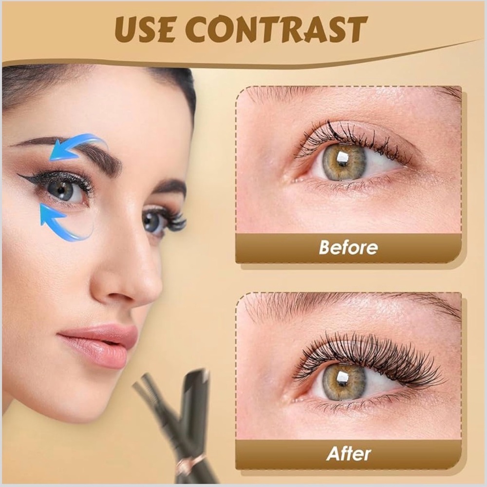Black Eyelash Curler and Eyebrow Pencil Set - Picture 11 of 16